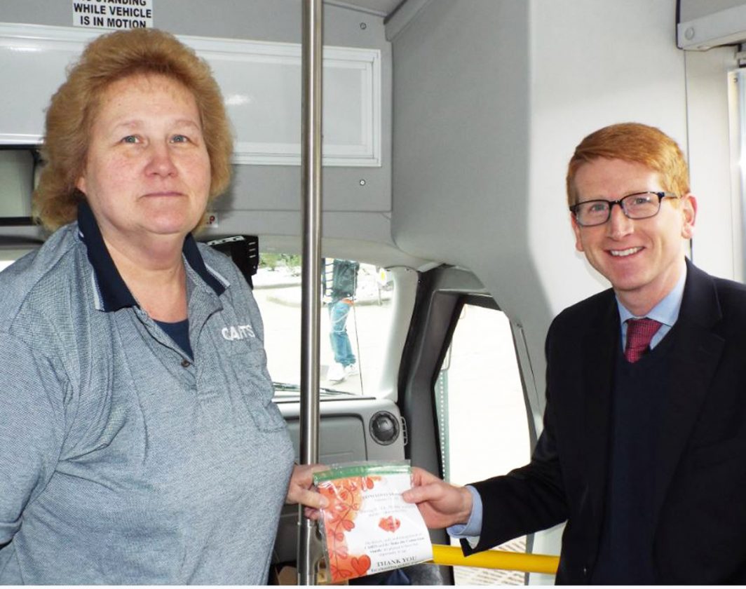 CARTS Transit riders treated on Valentine’s Day News, Sports, Jobs Morning Journal